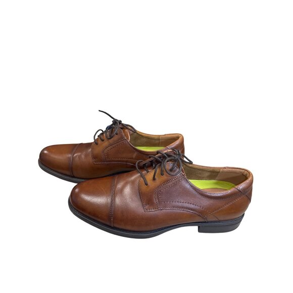 Florsheim Mens Brown Leather Oxford Dress Shoes Size 10.5D SKU 8277 main image 5